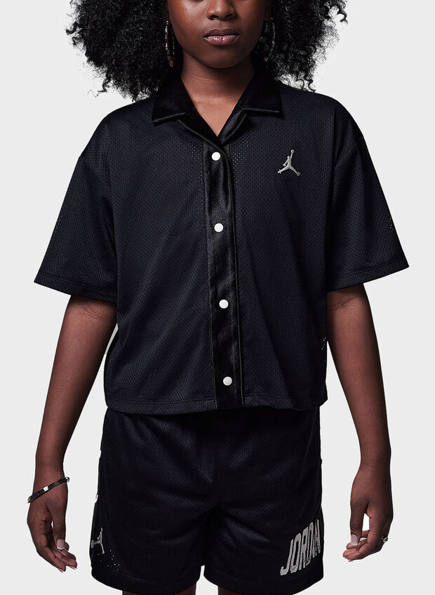 CAMICIA JORDAN RAGAZZA, 023 BLK, large