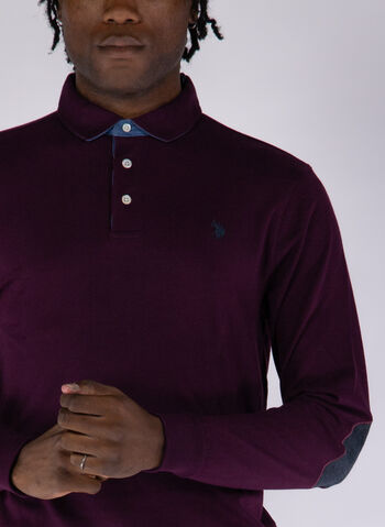 POLO LYLE A MANICHE LUNGHE, 259 BORDEAUX, small