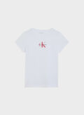 T-SHIRT CON LOGO RAGAZZA, YAF WHT, thumb
