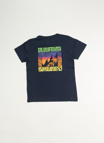 T-SHIRT CON LOGO POSTERIORE RAGAZZO, 914 NVY, small