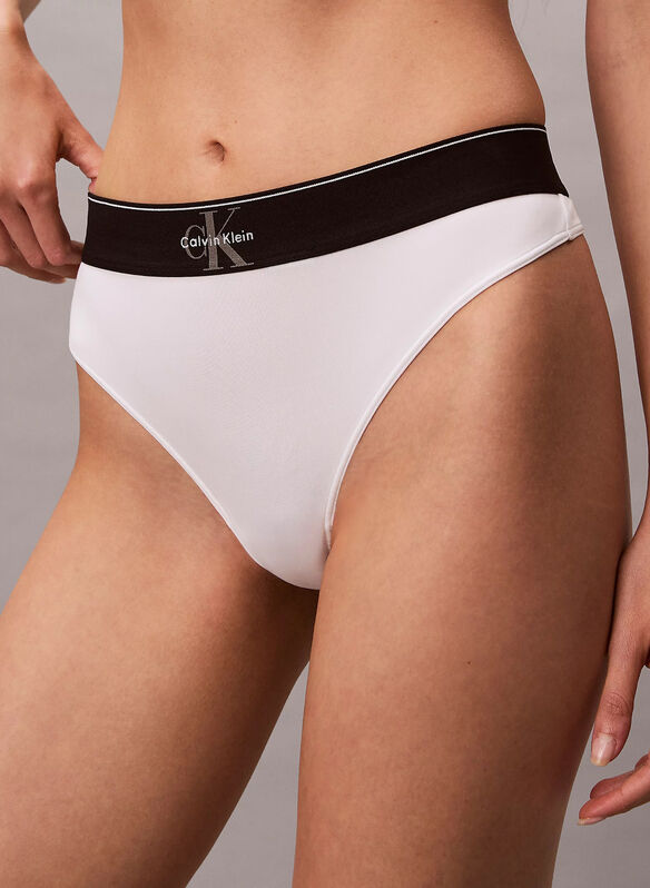 THONG CK, 100 WHT, medium