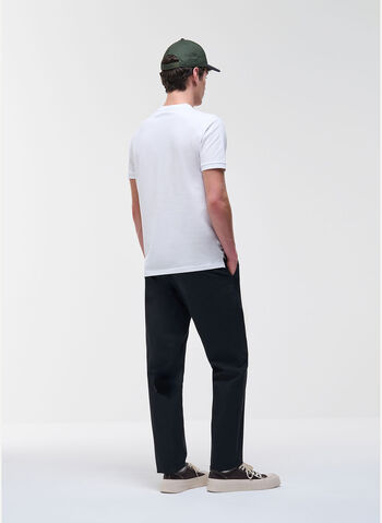 T-SHIRT IN PIQU&Eacute; DI COTONE, 01 WHT, small