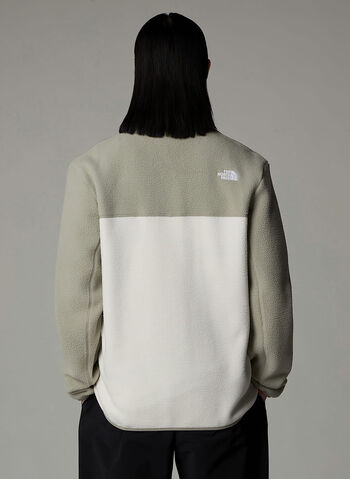 FELPA FULL ZIP IN PILE YUMIORI, WHT DUNE, small