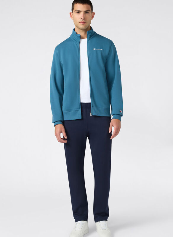TUTA FULL ZIP MICRO LOGO, BS133 PETROLIONVY, medium
