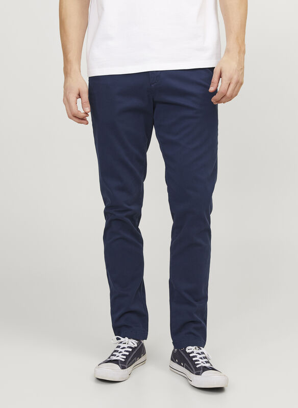PANTALONE CHINO MARCO NOOS, NAVY BLAZER BLAZER, medium