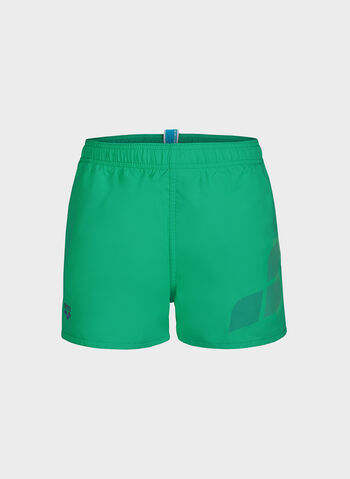 COSTUME BOXER CON LOGO RAGAZZO, 690 GREEN, small