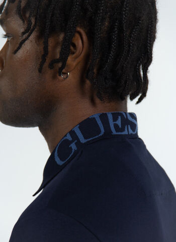 POLO A MANICHE LUNGHE SLIM FIT, G7V2 NVY, small