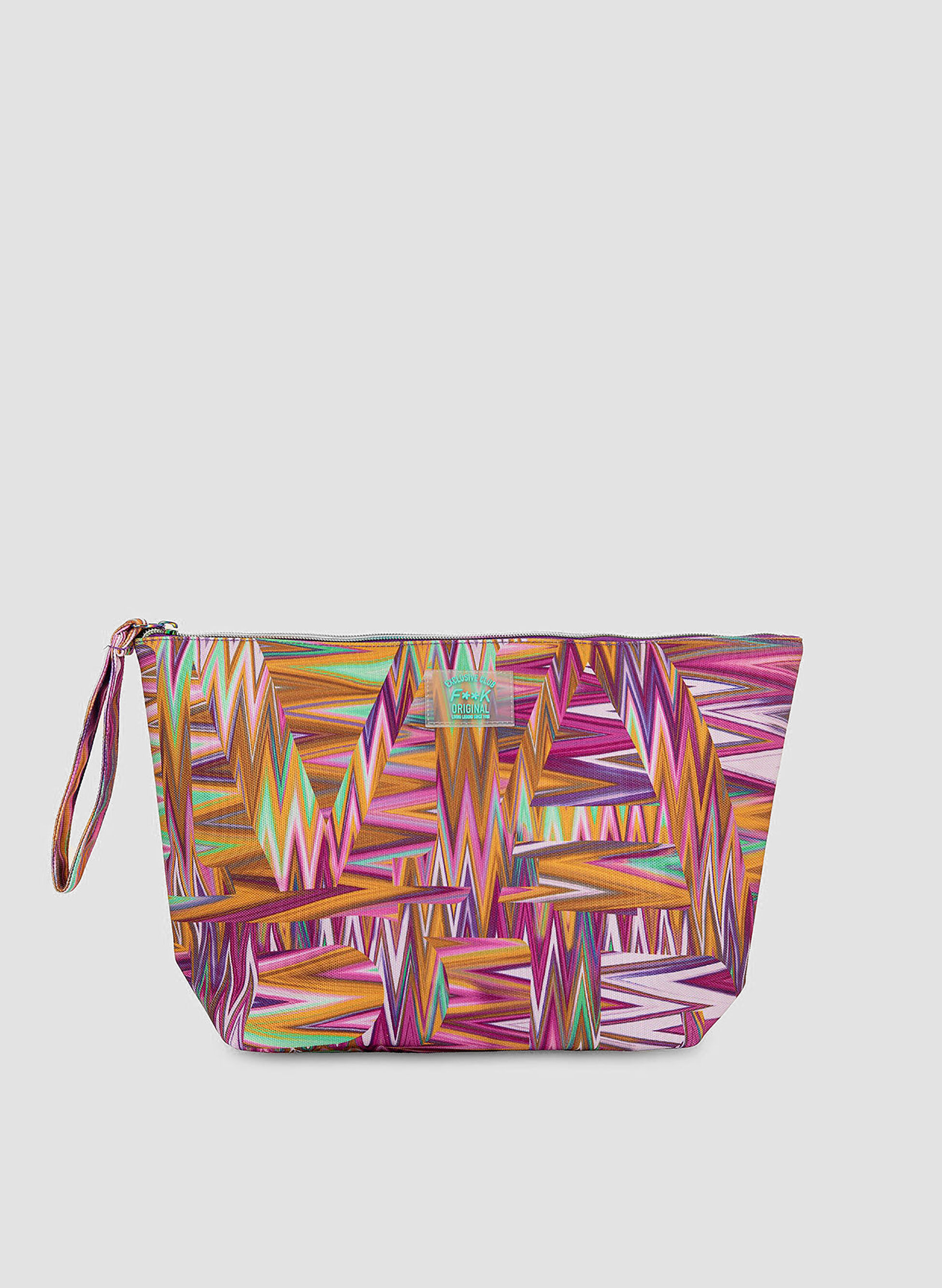 POCHETTE MAXI CLUTCH BAG CANVAS UNI