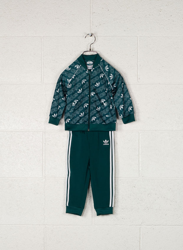 TUTA TRACK SUIT MONOGRAM TREFOIL SST INFANT, BOSCO, large