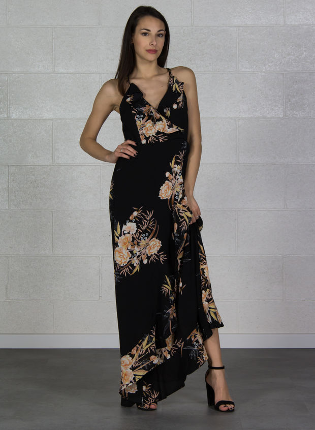 MOLLY BRACKEN ABITO LUNGO FANTASIA Nero, Rosa | Sport85