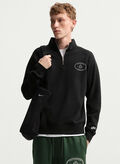 FELPA FL CLUB 1/2 ZIP, 010 BLK, thumb