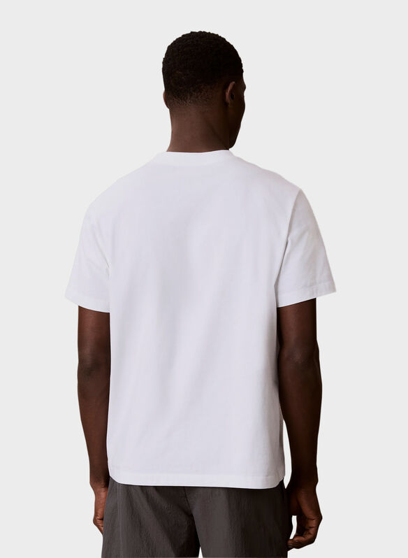 T-SHIRT LOGO, YAF WHT, medium