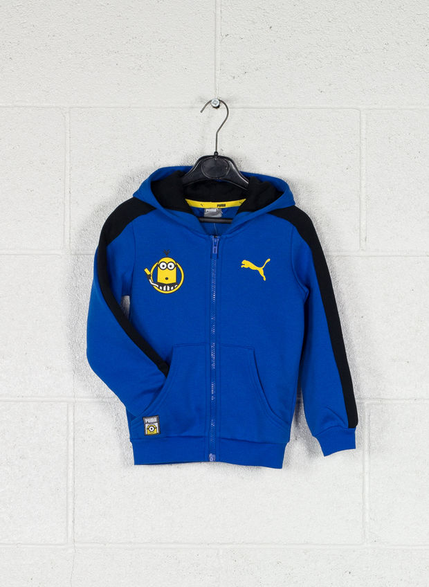 FELPA FULL ZIP MINIONS BAMBINO, 003BLUE, large