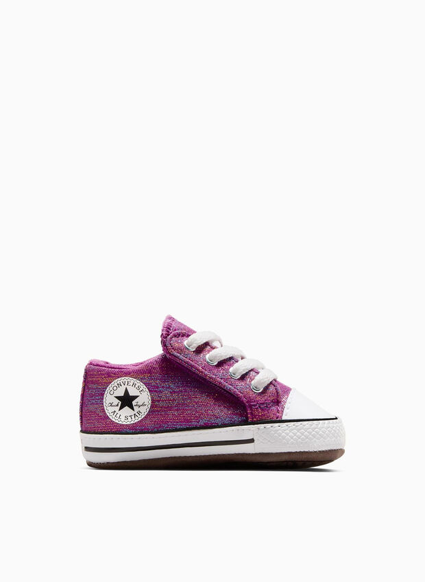 SCARPA CHUCK TAYLOR ALL STAR SHIMMER BIMBA, 570 VIOLET, large