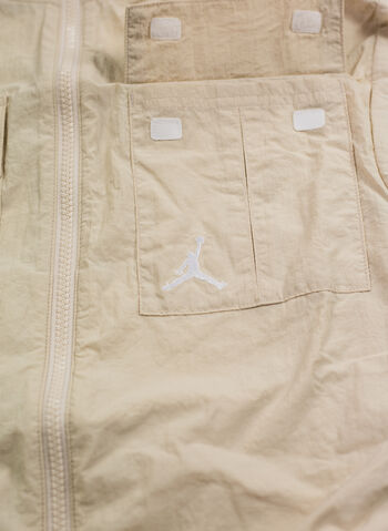 FELPA FULL ZIP JORDAN JUMPMAN RAGAZZA, XAE BEIGE, small