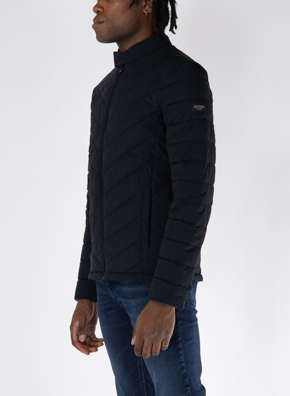 GIUBBOTTO CHAMARRA BIKER, BLK, medium