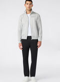 TUTA FULL ZIP MICRO LOGO, EM021 GREYNVY, thumb