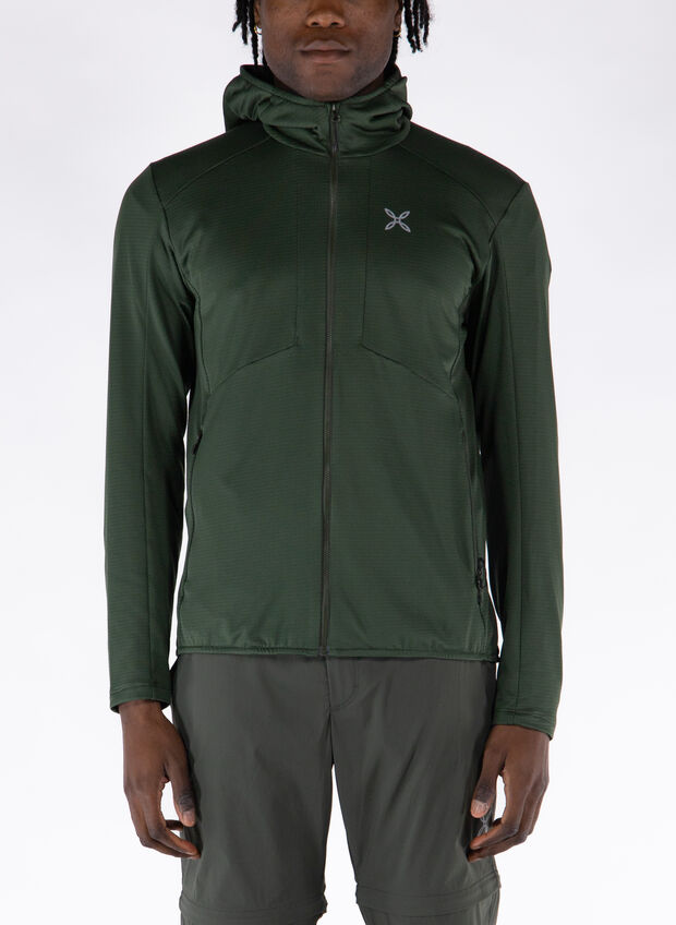 FELPA FULL ZIP KRISTALL, 49 OLIVE, large