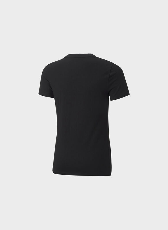 T-SHIRT ALPHA GRAPHIC RAGAZZA, 01 BLK, medium