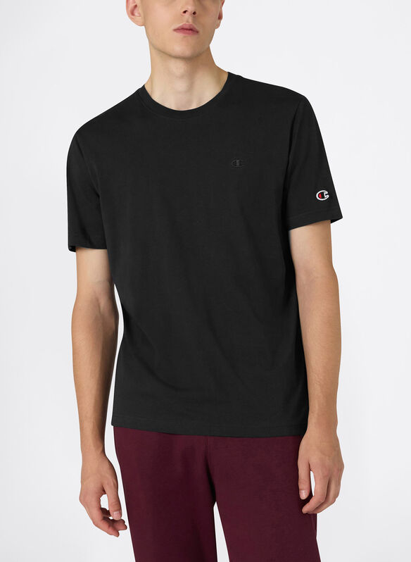 T-SHIRT ICONS TONAL MICRO LOGO, KK001 BLK, medium