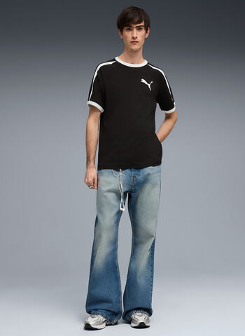 T.SHIRT BIG CAT RINGER, 01 BLK, small