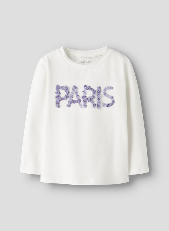 T-SHIRT NAGINO BAMBINA, CLOUD DANCER, medium