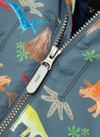 GIUBBOTTO MAX STAMPA DINOSAURO BAMBINO, BERING SEA NVY DENIM, small