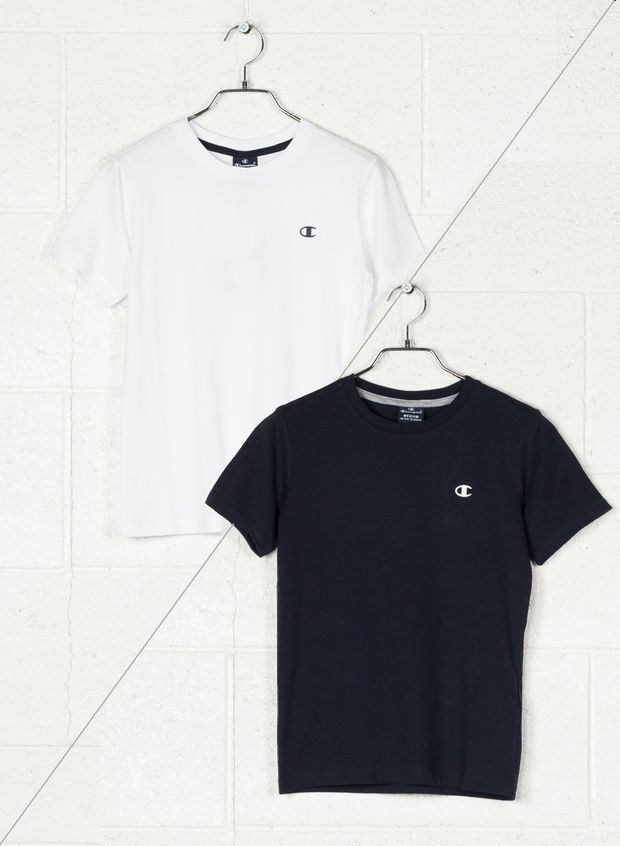 magliette champion bambino blu