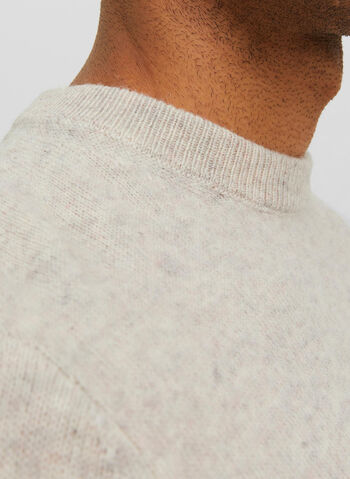 MAGLIONE GIRO, SAND PANNA, small