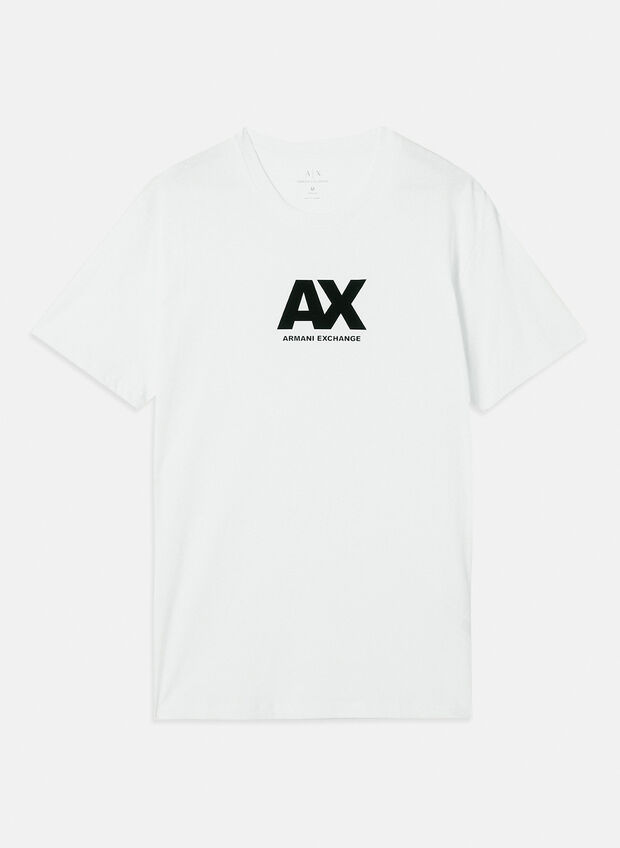 T-SHIRT GIROCOLLO, U0009 WHT, large