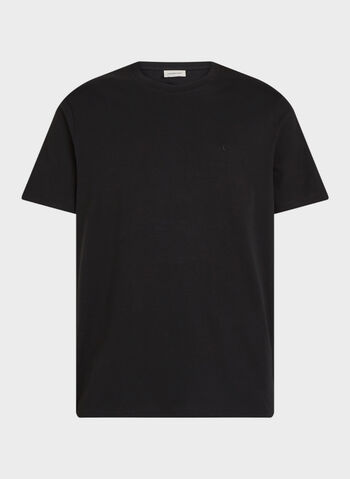 T-SHIRT LOGO RICAMO, UB1 BLK, small