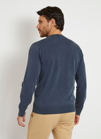 MAGLIONE CON LOGO LATERALE RICAMATO, G7K5 NVY, small