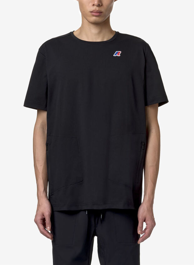 T-SHIRT SERIL TRAVEL, USY BLK, large