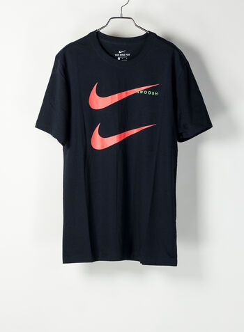 T-SHIRT DOUBLE SWOOSH, 011BLK, small