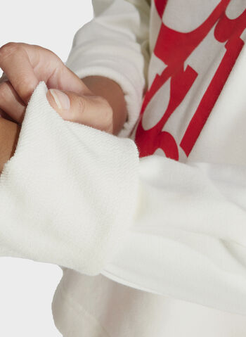 FELPA CREW BRAND LOVE, WHT, small