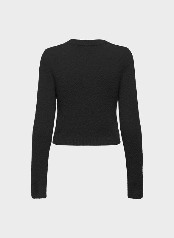 MAGLIONE PETRA, BLACK, medium