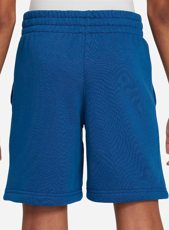 SHORTS CLUB IN FRENCH TERRY RAGAZZO, 476 COURT BLUE, medium