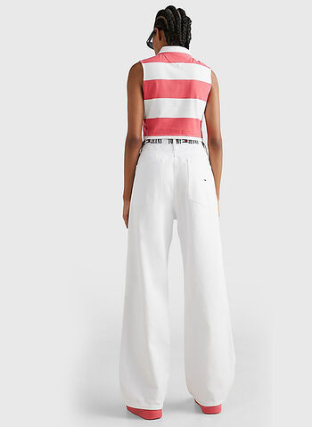 TOP CROP A RIGHE SENZA MANICHE, TJN FUXIAWHT, small