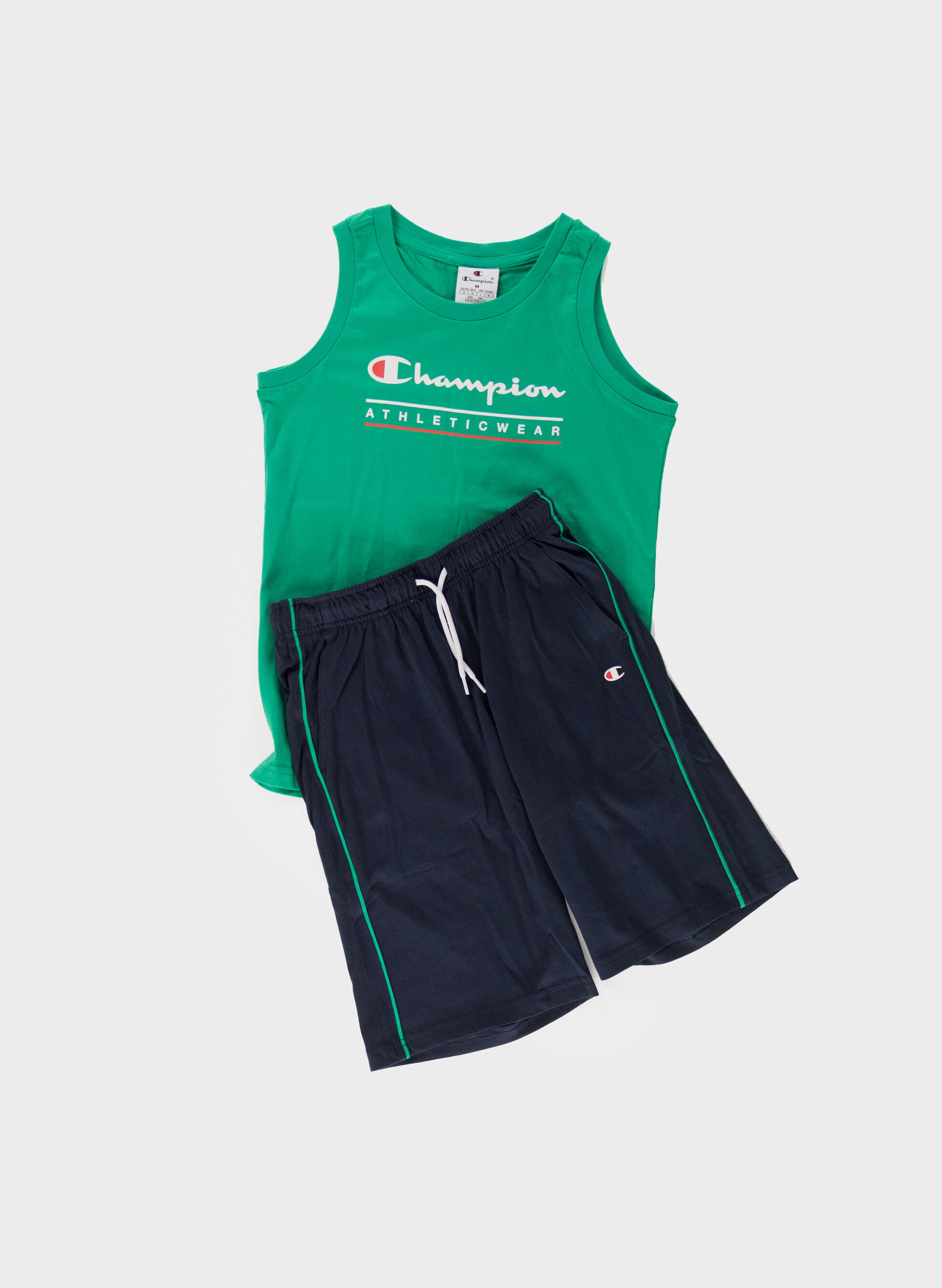 CANOTTA+BERMUDA GRAPHIC RAGAZZO XXS