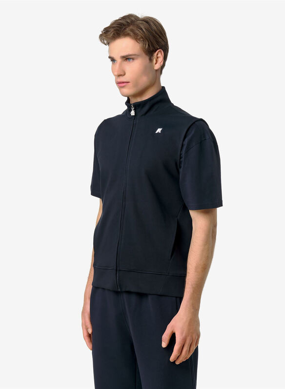 FELPA SMANICATA FULL ZIP KYLIAN, K89 NVY, medium