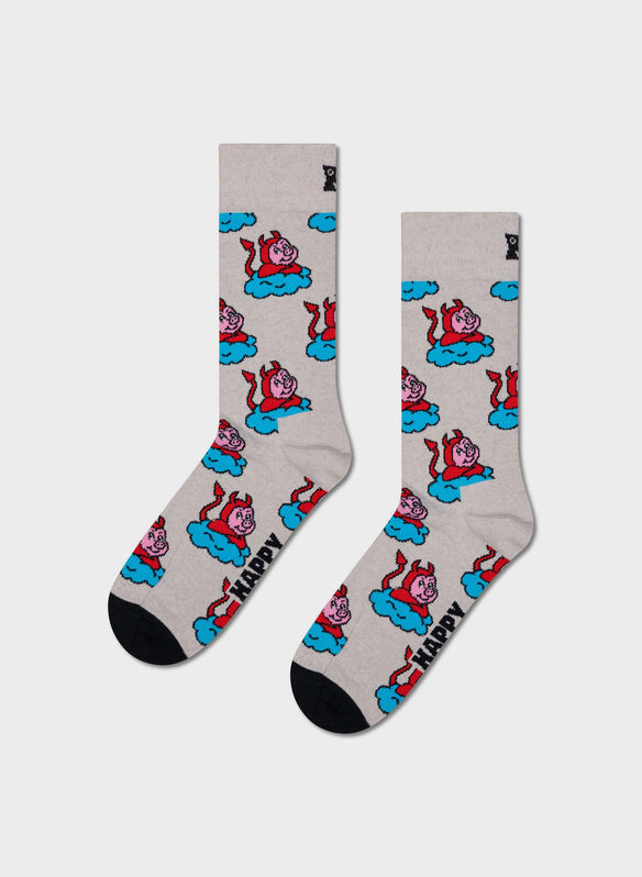 CALZA BAD PIG UNISEX, GREY, medium