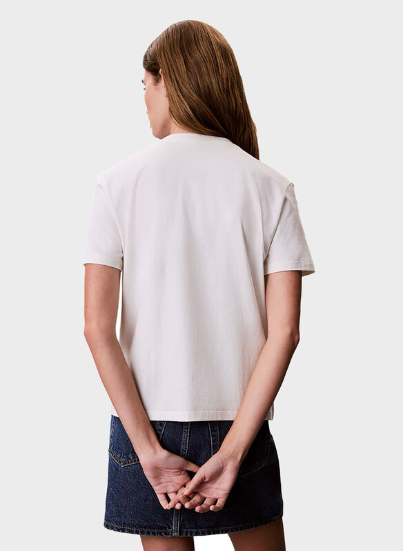 T-SHIRT LOGO CLASSIC, YAS PANNA, medium