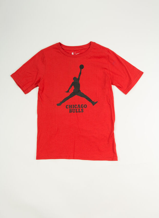 T-SHIRT JORDAN CHICAGO BULLS RAGAZZO, , large