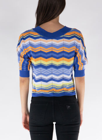 MAGLIONE MANICHE 3/4 A RIGHE, 74 PERVINCA, small