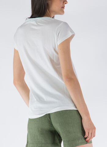 T-SHIRT STAMPA BEAUTY, 107WHT, small