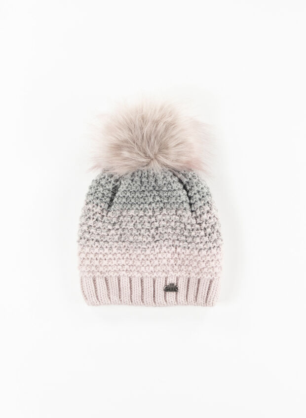 CAPPELLO PONPON, PINK /GREY, large