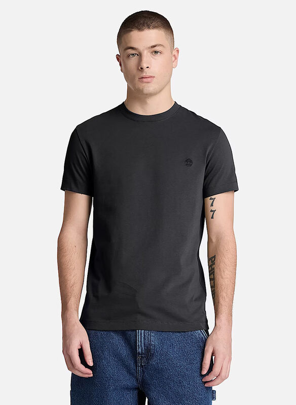 T-SHIRT MICRO LOGO, - BLK, medium