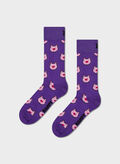 CALZA PIG UNISEX, PURPLE, thumb