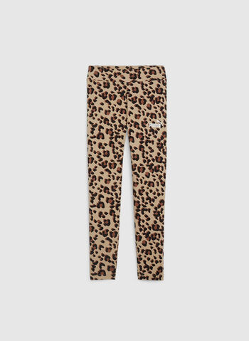 LEGGINGS ESSENTIAL + ANIMAL RAGAZZA, 83 TAN, small