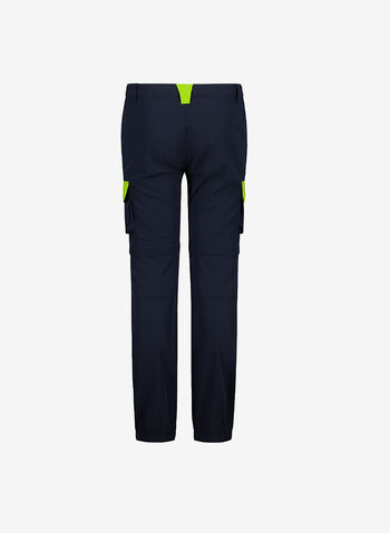 PANTALONE 1/2 ZIP OFF OUTDOOR RAGAZZO, 01NR NVYLIME, small